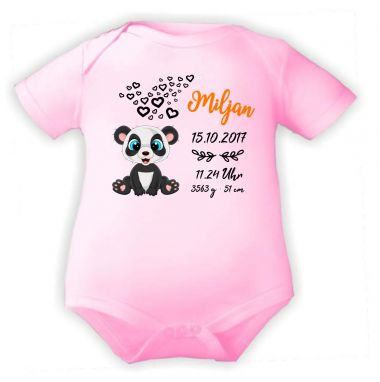 Baby Body Cute Panda und Geburtsdaten des Babys