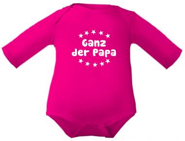farbiger Baby Body Ganz der Papa / COOK