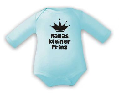 farbiger Baby Body Mamas kleiner Prinz / COOK