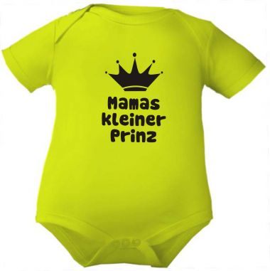 farbiger Baby Body Mamas kleiner Prinz / COOK
