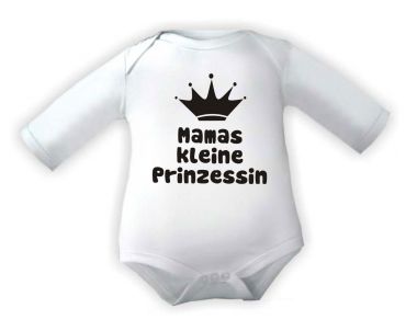 farbiger Baby Body Mamas kleine Prinzessin / COOK