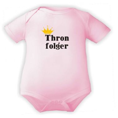 farbiger Baby Body 1/4-Arm Thronfolger / NEU