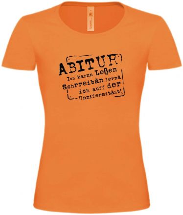 Lady T-Shirt Abitur / NEU