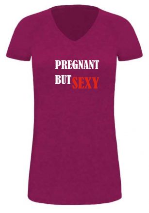 Langarm T-Shirt für Schwangere Pregnant but sexy