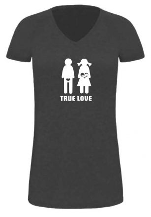 Lady LONG T-Shirt für Schwangere True Love