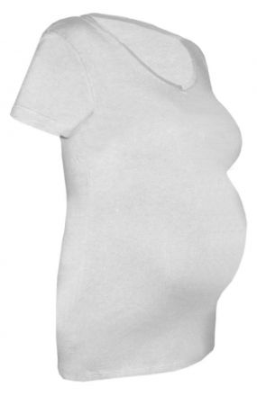 Lady LONG T-Shirt für Schwangere Whats kickin