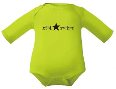 farbiger Baby Body Minirocker