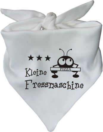 Baby Halstuch mit Druck Kleine Fressmaschine / AUNTI