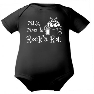 farbiger Baby Body Milk Mom and Rockn Roll / AUNTI