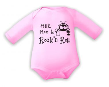 farbiger Baby Body Milk Mom and Rockn Roll / AUNTI