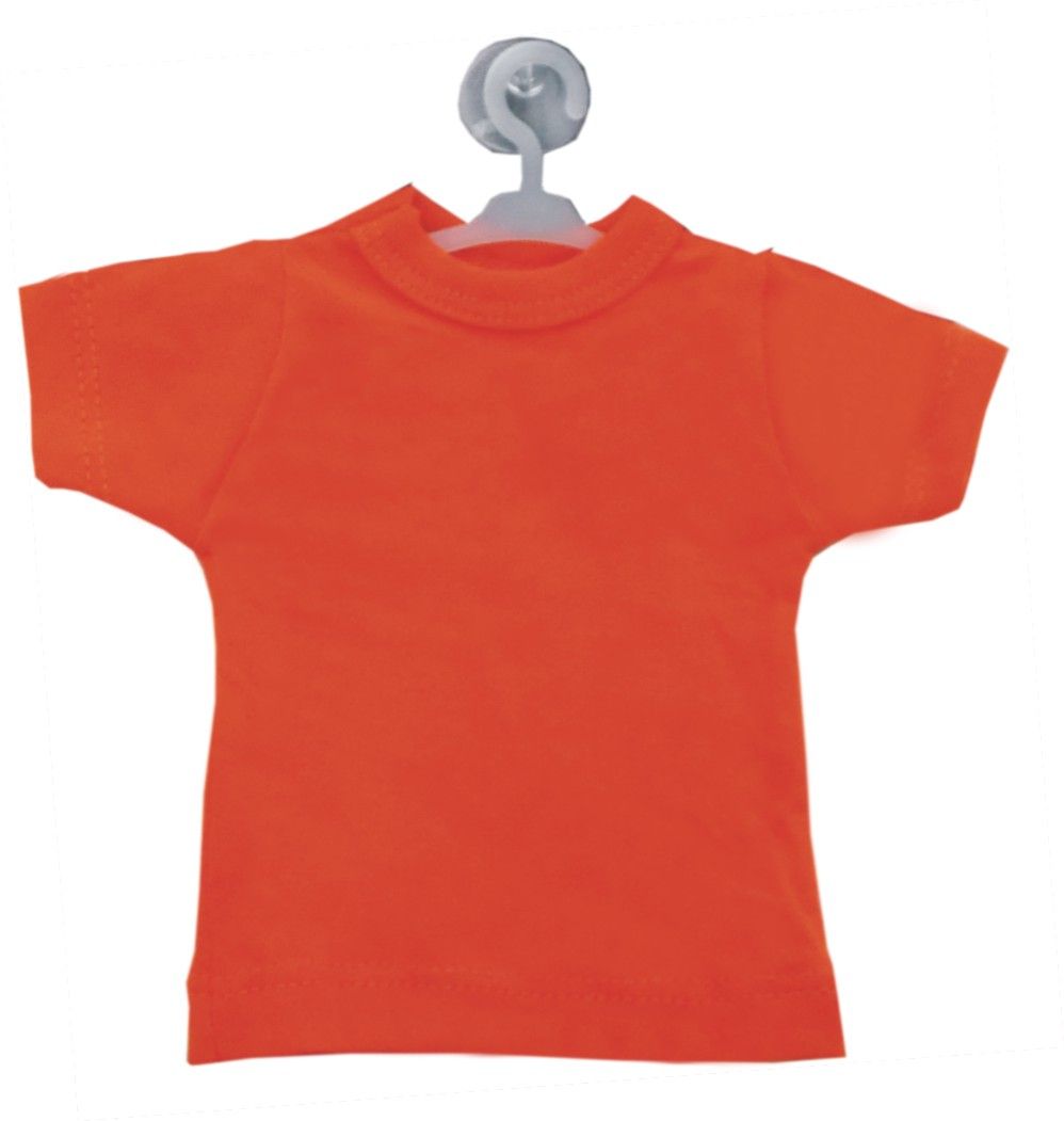 Mini T-Shirt mit Saugnapf und Bügel für PKW oder Wohnmobil mit Wunschdruck 