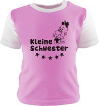 Baby und Kinder Shirt kurzarm Multicolor Kleine Schwester