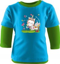 Baby and Kids Shirt Multicolor Little Fratz & Friends Unicorn White
