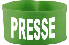 rubber elastic armband / mediaband with PRESSE / 5 cm height