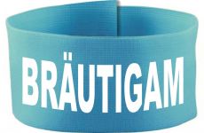 adjustable Velcro armband with BRÄUTIGAM / 5 cm height