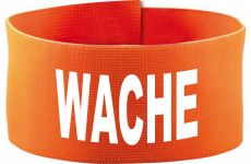 adjustable Velcro armband with WACHE / 5 cm height