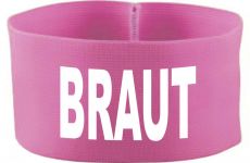 rubber elastic armband / mediaband with Braut / 5 cm height