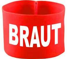 rubber elastic armband / mediaband with Braut / 10 cm height