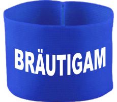 rubber elastic armband / mediaband with BRÄUTIGAM / 10 cm height