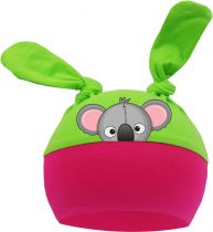 2-Zipfel Baby Mütze Multicolor Sweet Animals Koala