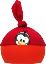 1-Zipfel Baby Mütze Multicolor Sweet Animals Pinguin
