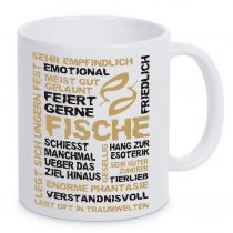 Ceramic mug LENA with star sign Fische
