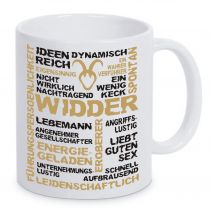 Ceramic mug LENA with star sign Widder