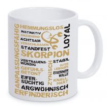 Ceramic mug LENA with star sign Skorpion