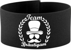 adjustable Velcro armband with Team Bräutigam/ 10 cm height
