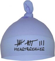 1-Zipfel Baby Mütze einfarbig Heartbreaker