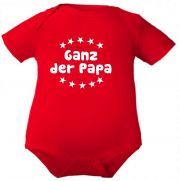 farbiger Baby Body Ganz der Papa / COOK