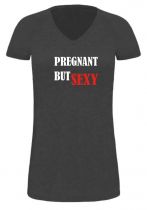 Lady LONG T-Shirt für Schwangere Pregnant but sexy
